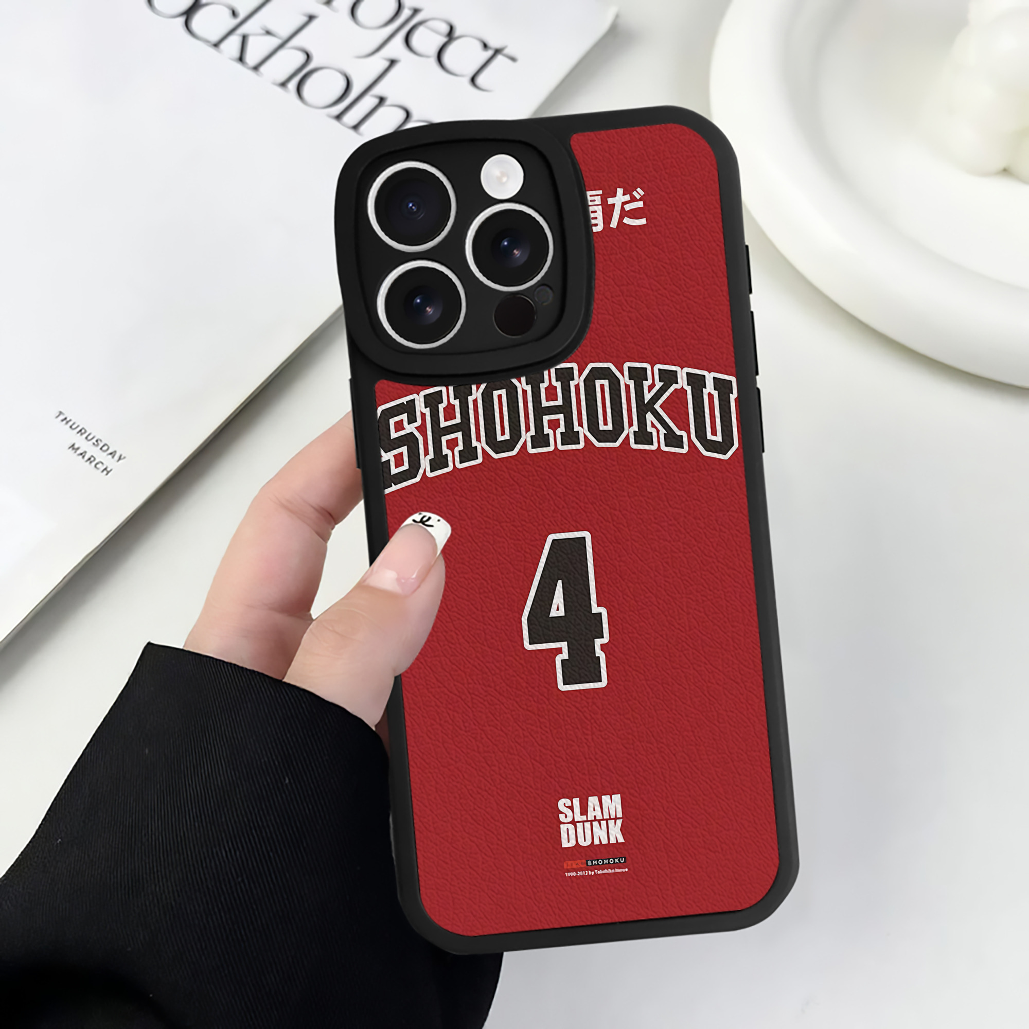 （画像用） SLAM DUNK／スラムダンク 【iPhone 16シリーズ対応】シリコンスマホケース（レザー調） 材質：シリコン
